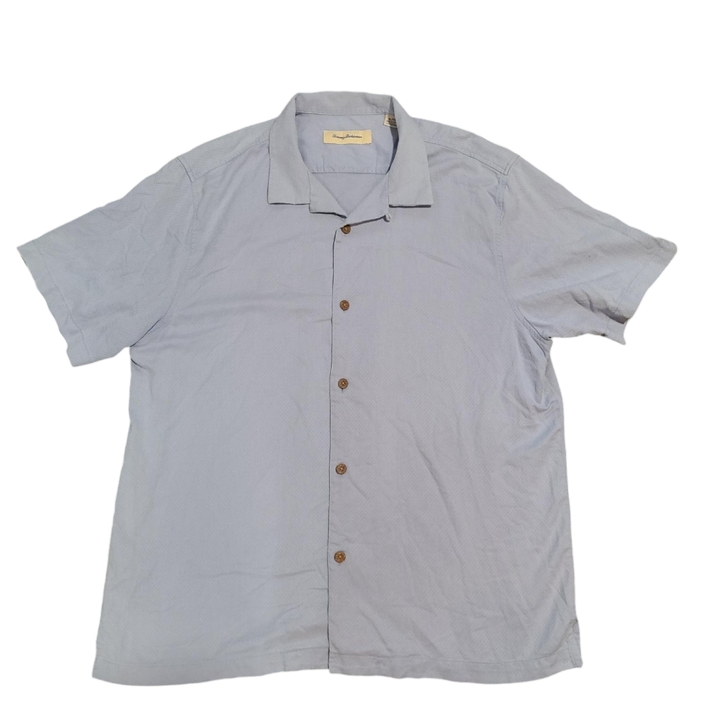 TOMMY BAHAMA men's silk blend button down XL